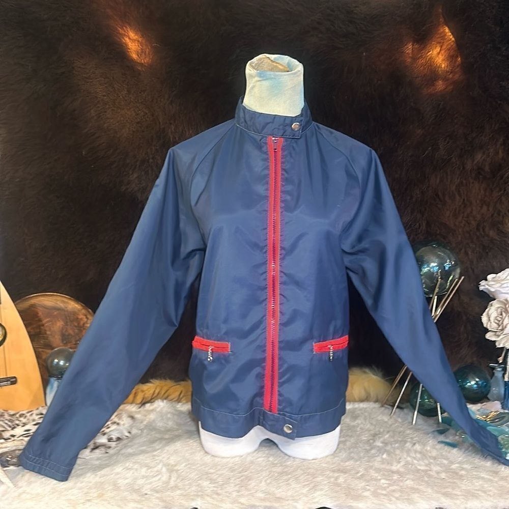 Vintage surfer windbreaker jacket L (4725)